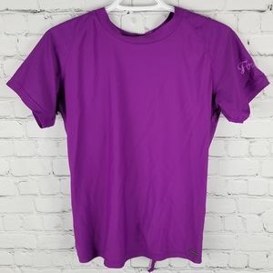 FIREFLY | stretch ruched back athletic workout top